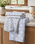 Miss Adola Reversible Microfiber Kitchen Towels Set of 2, Toile Elegance by MissAdola