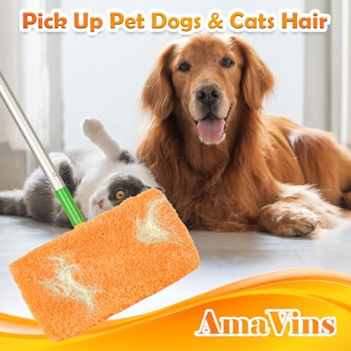 AmaVins 5 Pack Reusable Microfiber Mop Pads Compatible - Image 7