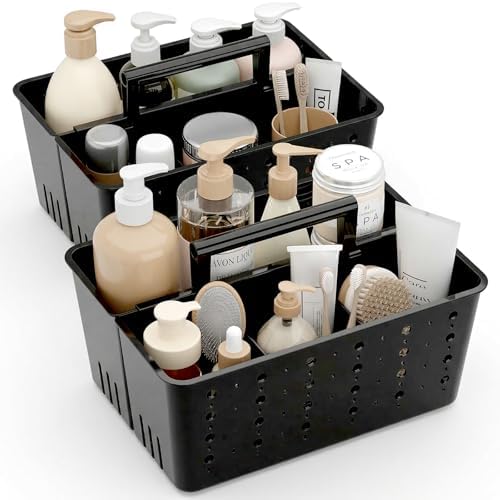 Lifewit Portable Shower Caddy, Plastic Basket Organizer, 2 Pack by Lifewit
