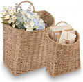 84ECO Set of 2 Seagrass Hanging Baskets by 84ECO