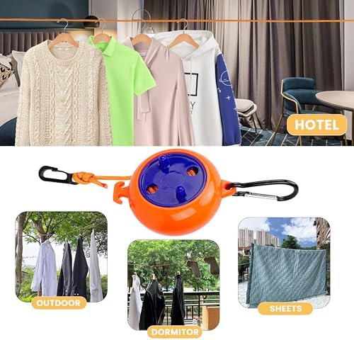 Storite Portable Travel Clothesline Cord, 10 M - Image 5