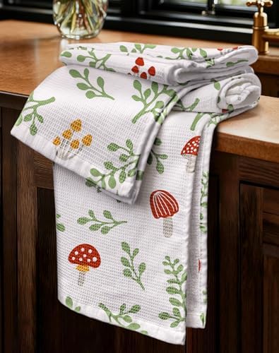 Miss Adola 2pcs Cotton Waffle Kitchen Towels by MissAdola