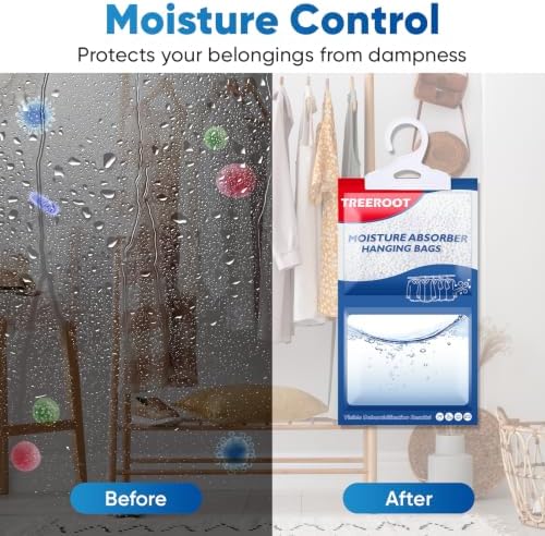 24 Moisture Absorbers for Closet, 6.4oz Humidity Absorber, Dehumidifier Bags - Image 2