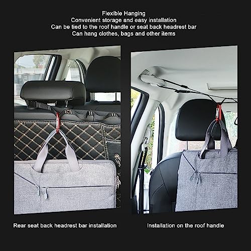 Car Clothes Hanger, Camping Storage Strap Car Clothes Line Clothes Drying Rope - Image 5