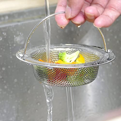 2 Pack Premium 304 Stainless Steel Kitchen Sink Strainer - Image 6