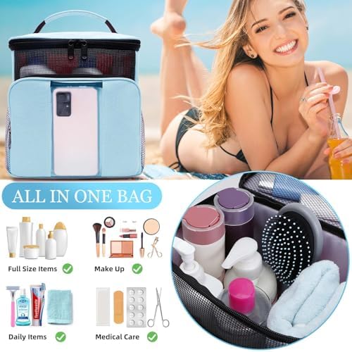 Dorm Room Essentials for College Students Girls Boys Guys, Shower Caddy - Image 2