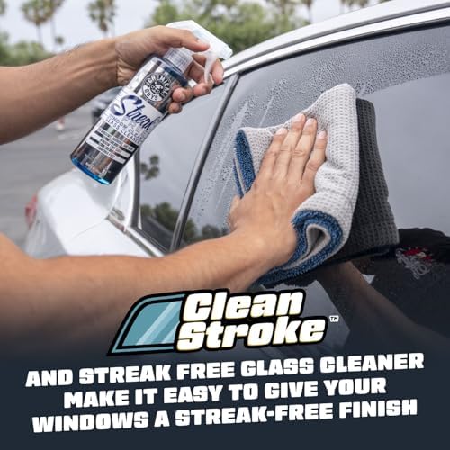 Chemical Guys, Clean Stroke Dual-Sided Glass Towels, 16 x 16 in, 2 Pack - Image 7