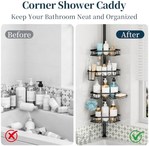 Consumest Shower Caddy Tension Pole - Image 2