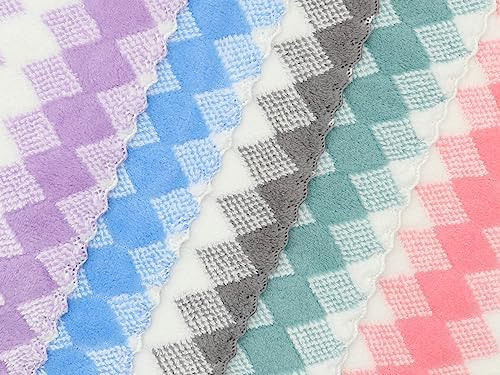 Microfiber Cleaning Cloth, 10 Pack Microfiber Rags, Mix Color - Image 5