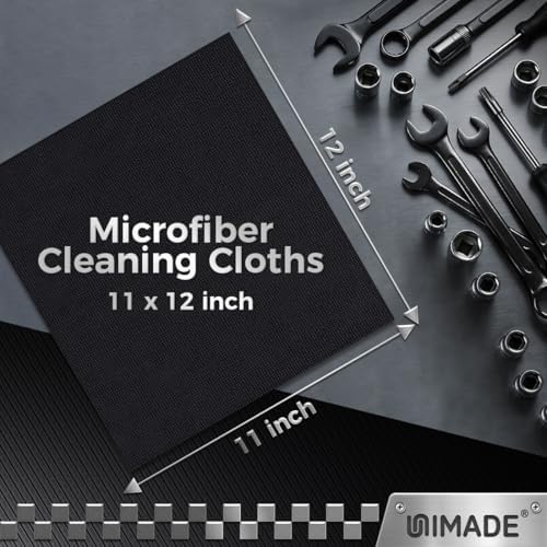 UNIMADE Microfiber Cleaning Cloth, 24 Pack Reusable Microfiber Towels - Image 3