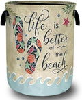Funny Beach Laundry Basket Oxford Cloth Foldable Hamper 18.9x16.5 Inch by Unknown