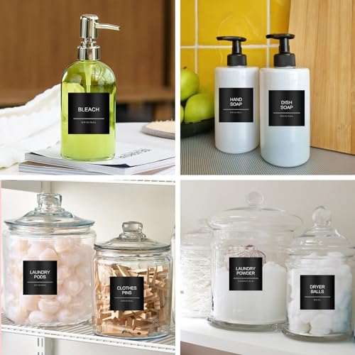 HVSWLY Minimalist Laundry Room Labels，30 Matte Waterproof Labels - Image 4