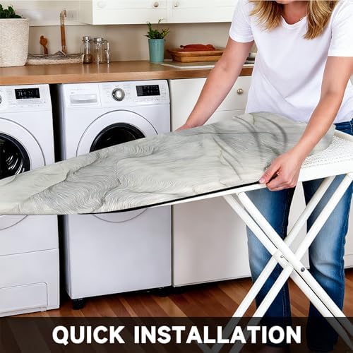 Ironing Board Cover 15"x54"，Standard Ironing Board Replacement Cover，Easy Fit - Image 4