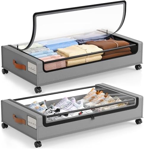 LAMU Under Bed Storage with Wheels by YourHome-OrganizationHelper