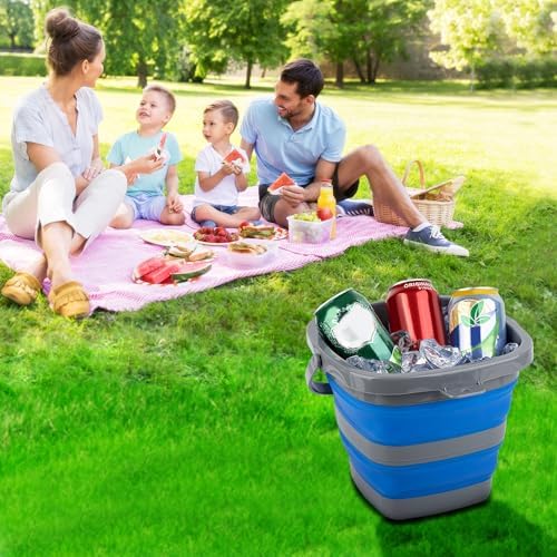 2 Pack Collapsible Plastic Bucket - Image 7