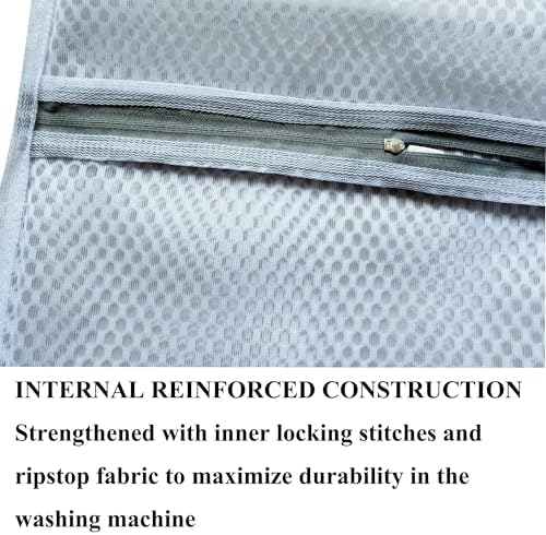 3Pcs Mesh Laundry Bags Durable Zipper Wash Bags - Image 3