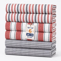 Pack of 6 Cotton Kitchen Towels Set, Dish Towels, Cleaning Rags, Kitchen Dish by NeoclassAlphaThread