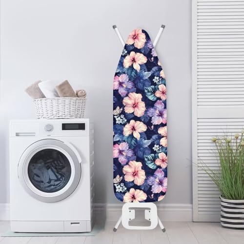 Hibiscus Butterfly Printed Ironing Board Cover Household Iron Board Covers - Image 3