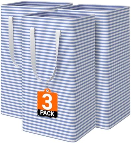 3-Pack Laundry Basket, Collapsible Laundry Hampers by Unknown