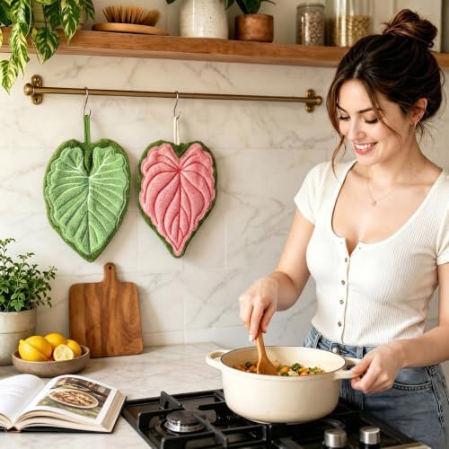 2 Pack Cute Kitchen Hand Towels - Image 2