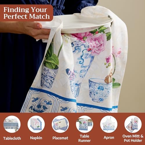 Maison d' Hermine Kitchen Towels Set of 3 Reusable 100% Cotton 27.50" x 20" - Image 4