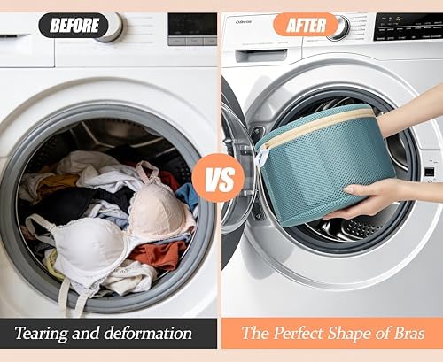 Bra Washing Bag for Delicates, Shape-Retaining, 2 Pack Lingerie Laundry Bag - Image 5