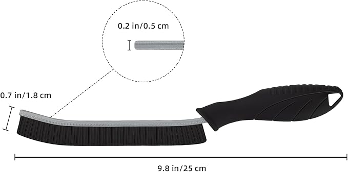 FOOGWEE Hard Bristle Crevice Cleaning Brush - Image 7