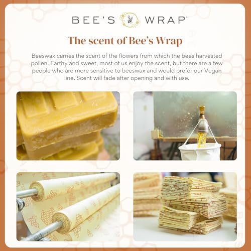 Bee's Wrap Beeswax Food Wraps, 5 Pack Assorted - Image 7