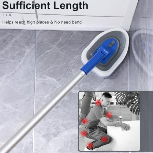 3 in 1 Tile Tub Shower Scrubber, Cleaning Brush - Image 7