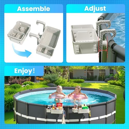 AquaJoyer 2 Sets of Poolside Storage Baskets - Image 7