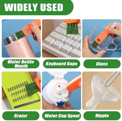 Cup Lid Gap Cleaning Brush 3PCS Bottle Brushes 3 in 1 Cup Lid Gap Cleaner - Image 4