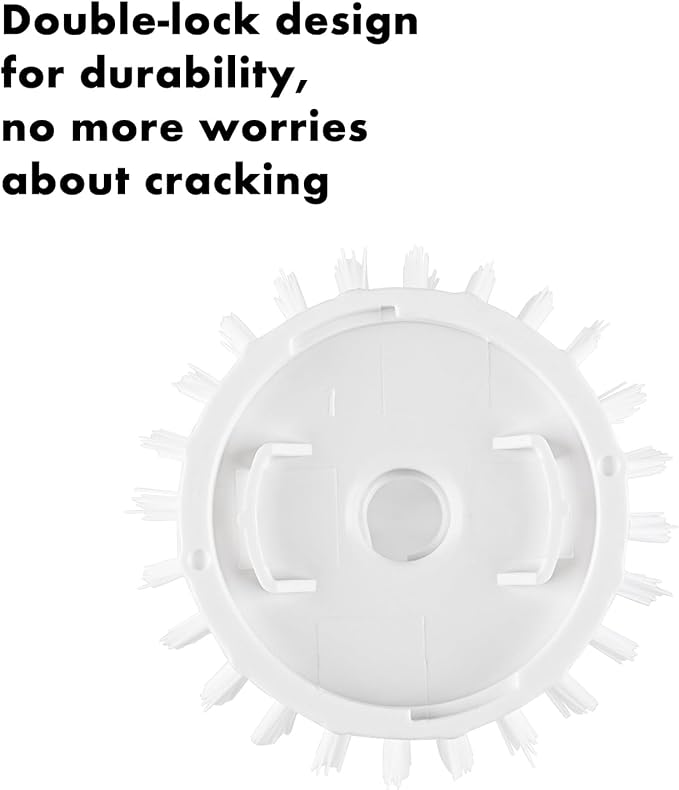 OYV Soap Dispensing Palm Brush Refills, Easy Twist-On Installation, Safe - Image 4