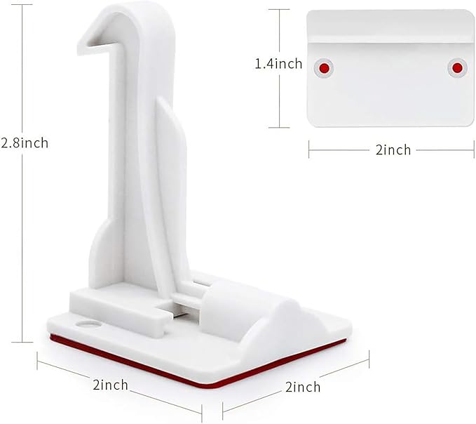 20 Pack Upgraded Invisible Baby Proofing Cabinet Latch Locks - No Drilling or Tools Required, Children Proof Cupboard Drawers Latches, Works with Most Cabinets and Drawers - Adhesive Easy Installation