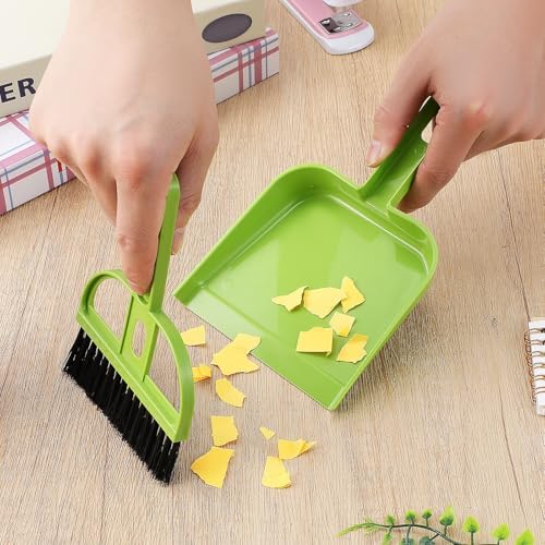 SEWACC 6 Sets Mini Broom and Dustpan Set, Small Brush and Shovel Combination - Image 5
