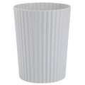 JiatuA Small Bathroom Trash Can Plastic Wastebasket Garbage Can Grey | Sturdy by JiatuA