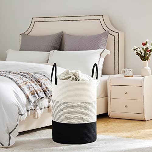 VIPOSCO 72L Tall Woven Laundry Basket Hamper - Image 4