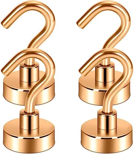 Neosmuk Magnetic Hooks for Cruise Cabins, 30lb Heavy Duty, 4 Pack by Neosmuk