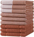 Homaxy 9 Pack Cotton Terry Premium Kitchen Towels, 18 x 28 in by Homaxy