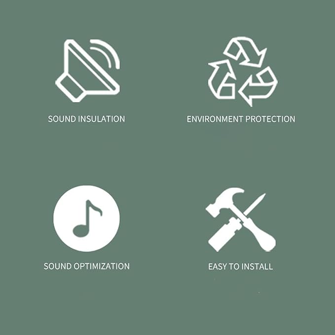 96 PACK Medium Sale Acoustic Foam Soundproof foam (96 black)
