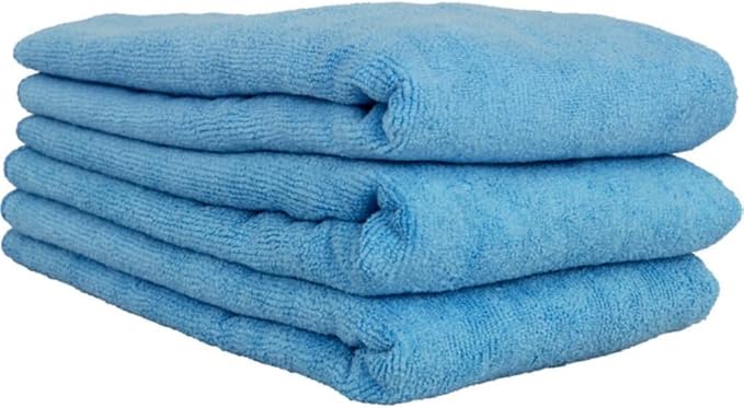 Chemical Guys MICBLUE03 Workhorse Professional Microfiber Towel - Image 2