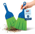 LOLA Heavy Duty Whisk Broom, Hand Brush, 2 Pack Durable Bristles, Whisks Away by LolaProducts