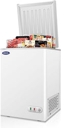 Compact Freezer 2.8 Cu Ft, Mini Freezer with 20ft Extra Long Cord, Upright Freezers for Garage Dorm Office, Deep Freeze to -0.4°F, Adjustable Temperature Manual Defrost, White