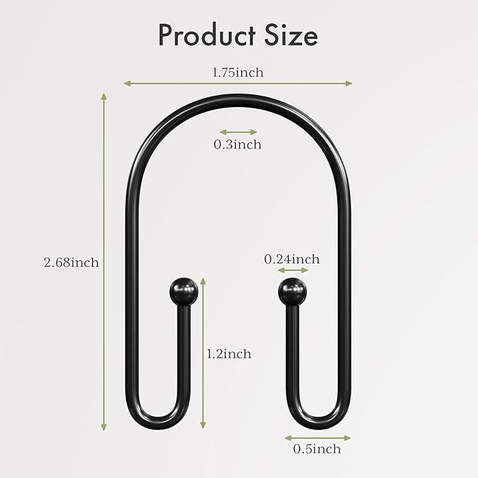 BBV Shower Curtain Hooks Rings - Image 5