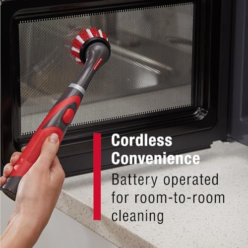 Rubbermaid Reveal Power Scrubber 5-Piece Kit, Cordless Electric Battery Powered - Image 6