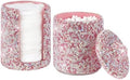 KEYPOWER Bling Rhinestone Cotton Ball Pad Swabs Make Up Pads Dispenser Holder by KEYPOWER