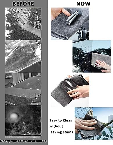 10 Packs Thickened Magic Cleaning Cloth, Microfiber Streak Free Miracle - Image 4