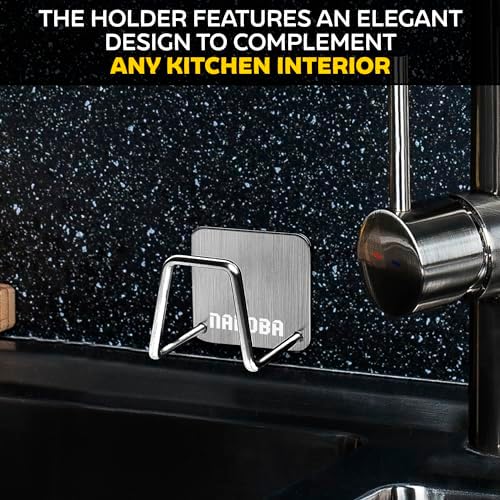 NADOBA Stainless Steel Sponge Holder - Image 5