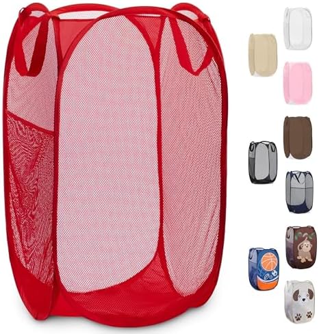 Handy Laundry Collapsible Mesh Pop Up Laundry Hamper 14 x 13 x 24 in by Handy+Laundry
