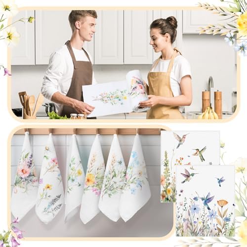 36 Pack Reusable Cloth Kitchen Paper Towels, Christian Style - Image 4