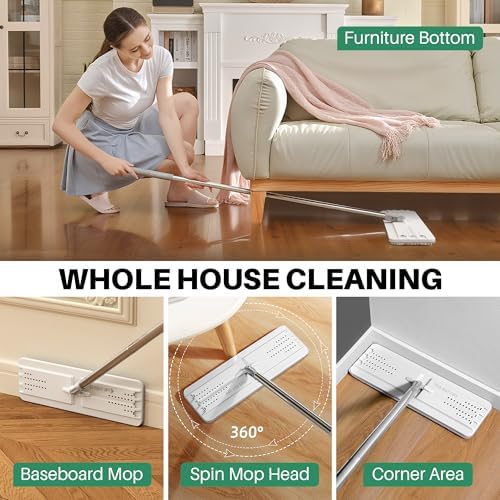 JOYMOOP Flat Mop with Microfiber Pad - Image 6